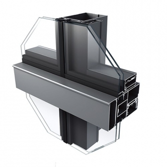 Aluminum extrusion curtain wall profile